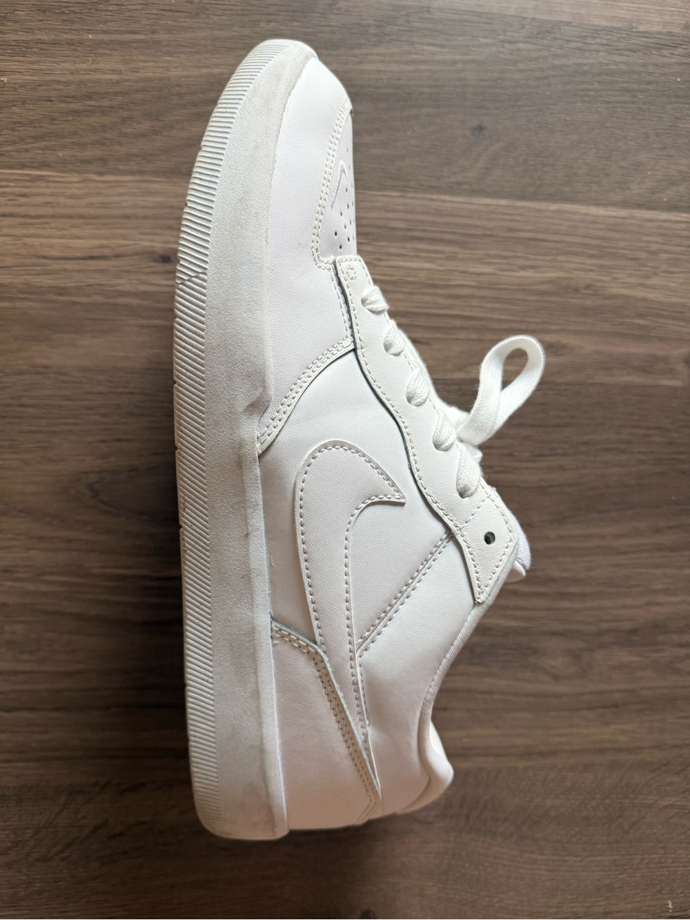 Nike Force 58 Prm Men’s White Low-Top Sneakers - Picture 12 of 13